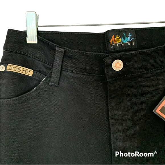 Vintage Action West High Waisted Jeans size 16 - Picture 3 of 4